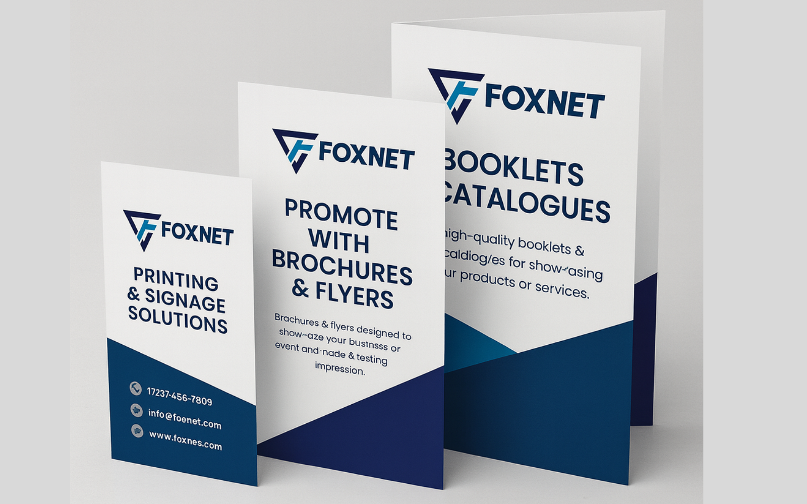 Promote your business or event with professionally designed, attention-grabbing brochures and flyers