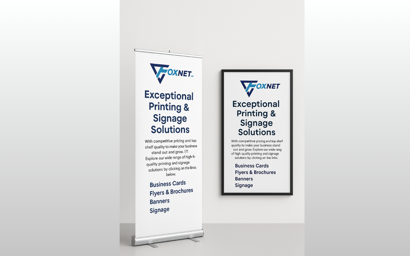 Make a bold statement with eye-catching banners and posters, designed for both indoor and outdoor use. Available in a range of sizes and durable materials to suit any promotion or event.